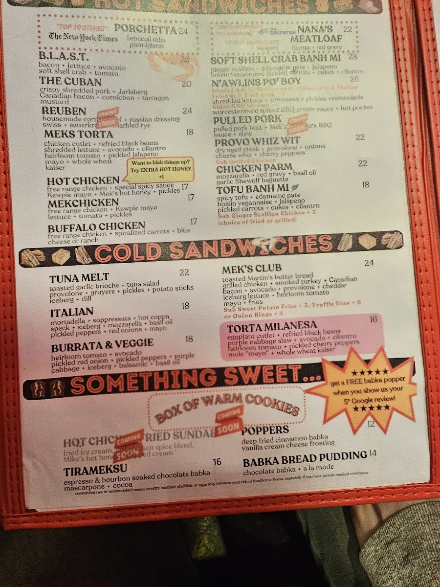 Mekelburg's Menu - Image 2